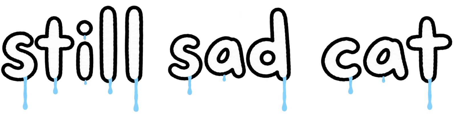 still sad cat